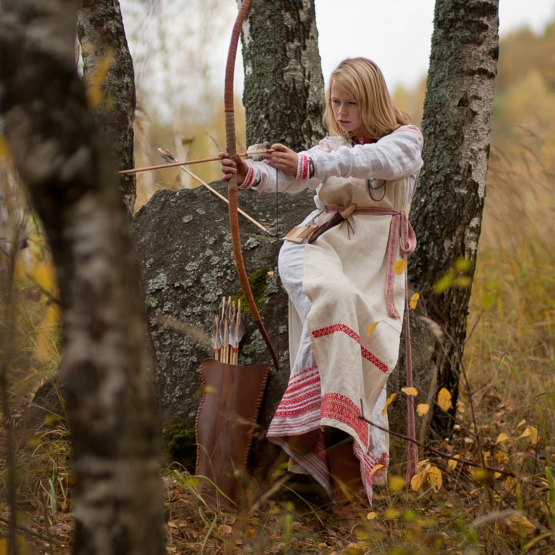 Sexy photo Girls in Slavic costumes in Leeds